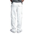 thumbnail image 3 of Men?s Urban Straight Leg Jogger Heavy Weight Fleece Cargo Pocket Sweat Pants, 3 of 3
