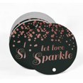 thumbnail image 2 of Inkdotpot Real Rose Gold Foil Let Love Sparkle Wedding Tags Favor Hang Paper Tags 50 Pieces, 2 of 6