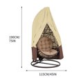 thumbnail image 3 of Dvkptbk Cover For Hanging Chairs In Courtyard Gardens Outdoor Chair Cover, 3 of 6