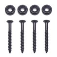 thumbnail image 2 of Lefu 4 Set Guitar Neck Mounting Plate Bushings/Ferrules 14 mm Diameter With Screws, 2 of 8