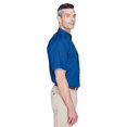 thumbnail image 3 of Harriton Chemise à Manches Courtes en Sergé pour Hommes Easy BlendTM avec Libération de Taches, 3 of 3