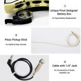 thumbnail image 2 of DOUBLE Compact Acoustic Guitar Pickup with Volume & Tone Control, Includes CR2032 Battery, Easy Installation & Lightweight Design for Clear Sound Amplification, 2 of 7