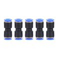 thumbnail image 2 of 5Pcs Pneumatic Push In Fittings Air Valve Water Hose Pipe Connector Joiner, 2 of 6