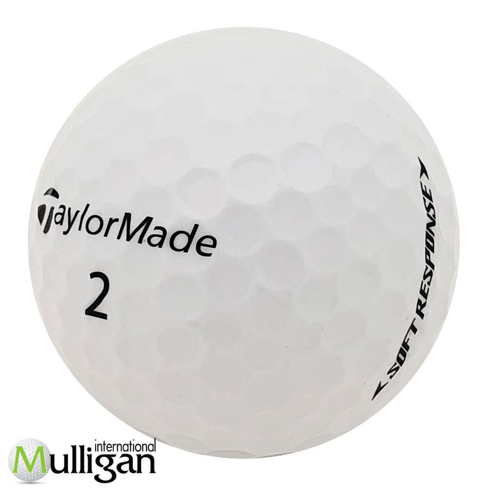 Mulligan - 12 Taylormade Soft Response 5A Recycled Used Golf Balls, White