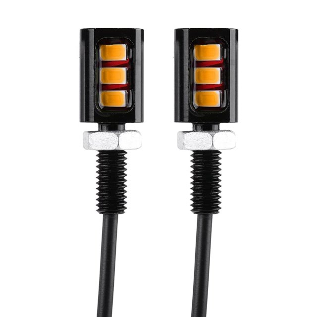 Universal Motorcycle Car SMD 3LED License Plate Light Screw Bolt Lamp Bulbs