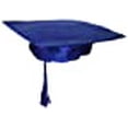 thumbnail image 3 of Forum Novelties 80097 Adult Graduation Cap (Blue)-Standard, 3 of 3