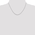 thumbnail image 2 of Leslie's 10K White Gold 1.2 mm Loose Rope Chain (Weight: 1.69 Grams, Length: 18 Inches), 2 of 4