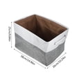thumbnail image 2 of Toy Storage Bins,Storage Baskets for Organizing Simply Lidless Cotton and Linen Storage Box Clothing Storage Box Toy Storage Box Foldable Storage Basket Foldable Storage Box, 2 of 8