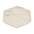 thumbnail image 3 of Plastic Plates Reusable,Plastic Dinner Plates,Hexagonal Plates Impregnable Dinner Plates Dishwasher Microwave Safe Plastic Plates Reusable Lightweight Plates for Kitchen or Camping 6.69X6.69 Inches, 3 of 6