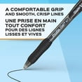 thumbnail image 5 of Paper Mate Stylo Gel, Stylo Rétractable Profil, Pointe Moyenne (0.7 mm), Bleu, 4 Unités, 5 of 5