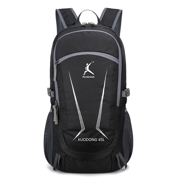 yeacher Ultra-Light Foldable Travel Backpack for Hiking, Camping, and Daily Use - Waterproof, Large Capacity, Unisex Design in Black or Grey