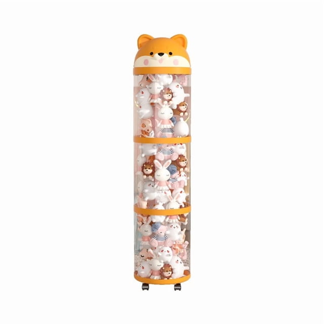 Tube de Rangement pour Peluches B, Organisateur de Jouets avec Roues, Support de Peluches Multicouche, Organisation de Chambre d'Enfant, Contenant de Rangement pour Jouets en Peluche Version B 2,859 Livres