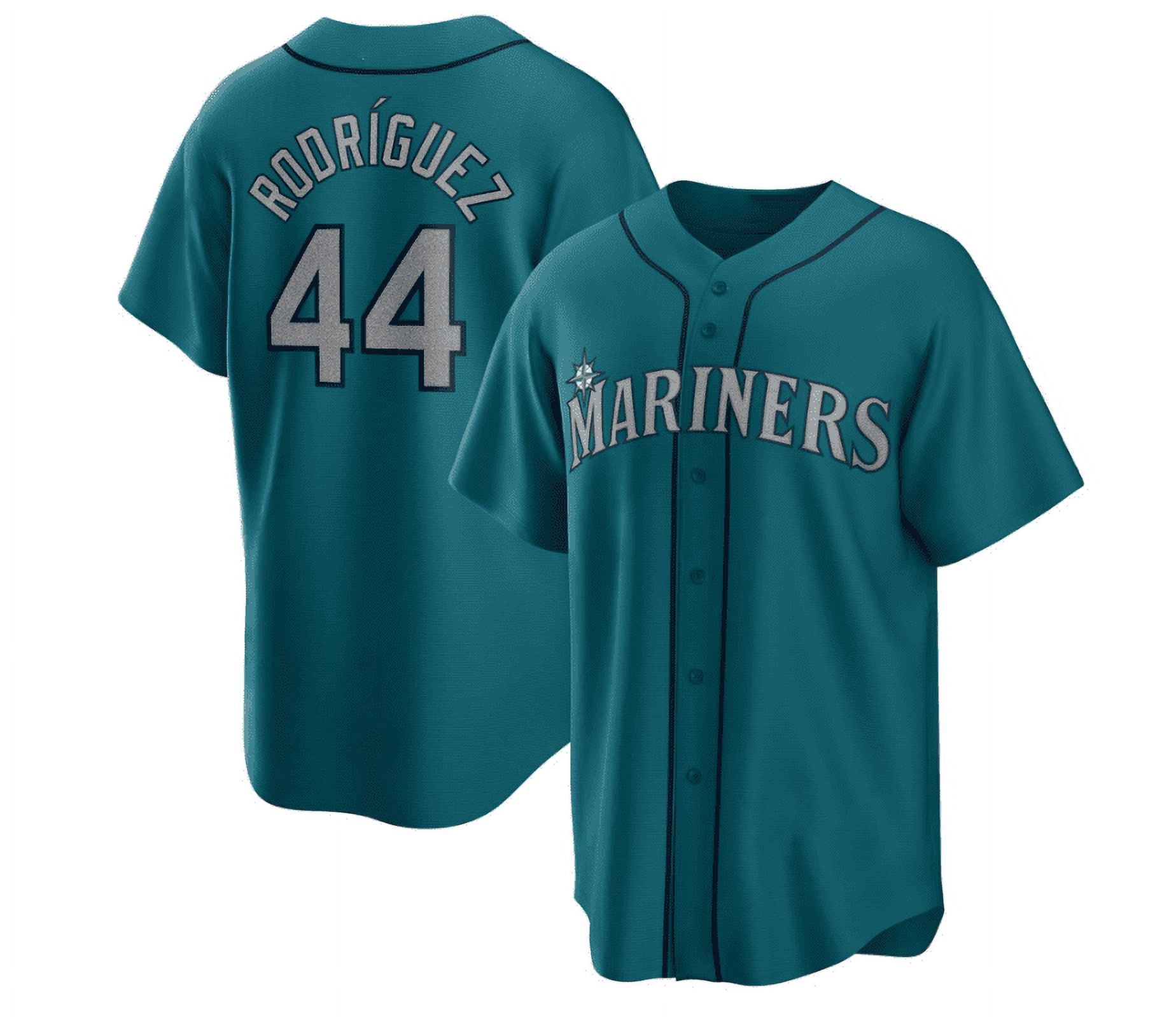 Seattle Mariners ジャージ サイズ44 Men's Seattle Mariners Baseball Jersey RODRIGUEZ 44# HERNANDEZ 34
