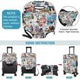 thumbnail image 4 of Luggage Cover Protector Travel Suitcase Covers Protective Skin for Carry On Baggage Fit 18-20 Inch Luggage, 4 of 5
