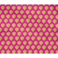 thumbnail image 4 of oneOone Cotton Flex Fabric Floral & Flying Swan Block Print Fabric BTY 40 Inch Wide, 4 of 4