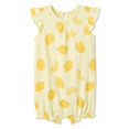 thumbnail image 1 of George Baby Girls' Flutter-Sleeve Romper, 1 of 2