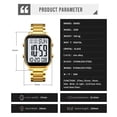 thumbnail image 3 of Montre Numérique de Sport pour Hommes, Étanche, avec Affichage Lumineux, Adaptée pour la Randonnée, le Camping, la Course, la Natation et Autres Sports, 3 of 5