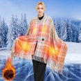 thumbnail image 4 of HHBEAUTY USB Heated Blanket Battery Operated, Portable Cozy Soft Throw, Constant Heating, 3 Levels, 78.7" x 26.7" Grid Blanket Machine Washable, Electric Shawls and Wraps With Zipper, 4 of 8