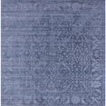 thumbnail image 1 of Ahgly Company Indoor Square Mid-Century Modern Azure Blue Oriental Area Rugs, 4' Square, 1 of 6