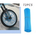 thumbnail image 1 of Ensemble de Décoration de Rayons de Roue Bleu Pâle 72 Pcs Manchon de Décoration de Rayons de Roue Bicyclette Motocyclette Ensemble de Rayons Colorés, 1 of 6