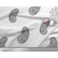 thumbnail image 3 of Soimoi Moss Georgette Fabric Paisley Block Decor Fabric Printed Yard 42 Inch Wide, 3 of 3