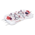 thumbnail image 3 of Pro Stars 2 Table Hockey Simulates Real Ice Hockey Game - Durable Plastic Base (28" x 14") with Easy Sliding Rods + Flat Players Ages 8+ (2 - 4 Players), 3 of 6