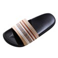 thumbnail image 1 of B91xZ Mens Slides Open Toe Shower Sandals,Khaki 12, 1 of 5