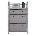 thumbnail image 4 of neatfreak! 4 Tier Metal Home Storage Rack with Storage Cubes, 4 of 6