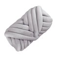 thumbnail image 2 of Chunky Yarn Knitting Arm Knit Soft Yarn 250G for Chunky Yarn DIY Rug Making Sweaters Light Gray, 2 of 9