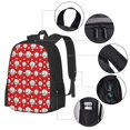 thumbnail image 2 of Xecao Cute Baseball for Backpack for School Travel Hiking with Adjustable Straps Large Capacity and Side Mesh Pockets, 2 of 6