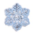 thumbnail image 1 of Blue Disposable Christmas Party Napkins With Santa Claus Snowflake And Reindeer Designs For Holiday Decorations Parties Events And Daily Use 20Pc Set Of Paper Napkins, 1 of 7