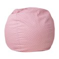thumbnail image 1 of Small Light Pink Dot Kids Bean Bag Chair, 1 of 9