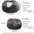 thumbnail image 3 of Housse de Fauteuil Poire 130x60 cm Options Multicolores Gris et Design Ergonomique, 3 of 8