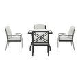 thumbnail image 4 of Ensemble à dîner extérieur 5&nbsp;pièces avec coussins Montclair Mainstays, gris clair, 4 of 9