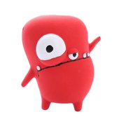 Hearth & Gear Latex Bigeye forme Vocal et facile à nettoyer chien jouet beaucoup de petit chiot chien pour chiens jeu de chien déchiquetage Jeux difficiles pour chiens chiens aveugles chien boîtes avec et chien interactif calme chiot chiens