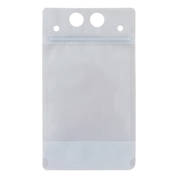 RKSTN Drink Packet Disposable Juice Beverage Bag, Milk Tea, Soy Milk Packaging Bag, Beverage Packaging Self-Sealing Bag, Portable Self-Supporting Frosted Bag A Home Storage