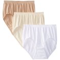 thumbnail image 1 of Bali Womens Comfort Revolution Microfiber Brief 3-Pack, 1213, WhiteNudeLight, 1 of 2