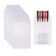 thumbnail image 3 of serony 6PCS/Set PVC Pen Inserted Leak-Proof Pocket Protectors Shirt Pocket for School Hospital Office, White, 3 of 9