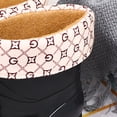 thumbnail image 3 of Boot Womens Rain Boots Fashion Antiskid Short Rain Boot Round Head Radian PVC Plastic Rain Boots, 3 of 5