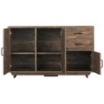 thumbnail image 4 of Bowery Hill Buffet Rustique en Bois à Deux Tiroirs en Chêne Récupéré, 4 of 7