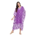 thumbnail image 2 of Caftans Longs pour Femmes Grande Taille Robe Caftan Robe de Soirée Fête Été Plage Robe d'Été Manches Kimono Longues Robes Décontractées en Ligne, 2 of 7