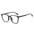 thumbnail image 3 of YAOBAMM Reduce Visual igue Glasses Unisex Blue Light Blocking Glasses Retro Large Frame Clear View Strong Hinge Brim Eye Protection Clear Bluelight, 3 of 6
