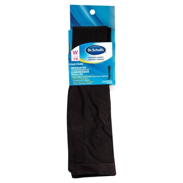 Dr. Scholl's - Compression Graduee Chaussettes Haut Genou 1 Paire