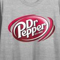 thumbnail image 2 of Dr. Pepper T-shirt Court Graphique Gris Chiné à Logo Classique pour Femme - Moyen, 2 of 3