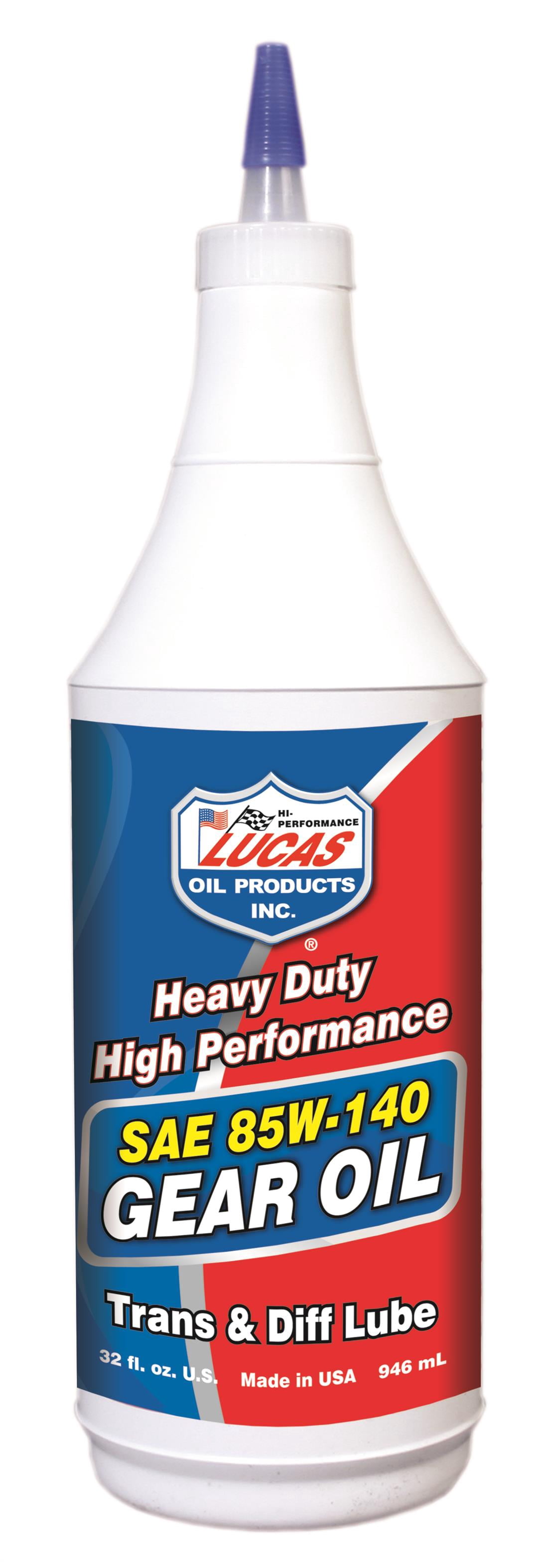 Lucas Oil Gear Oil 10042 Single; 1 Quart Bottle; 85W-140