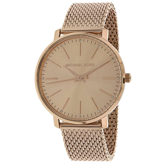 Michael Kors Women's Pyper MK4340 Rose-Gold Stainless-Steel Japanese Quartz Dress Watch