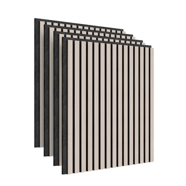 Artika Sonolok Trousse de Panneaux Muraux Insonorisants, Gris Pâle (Couvre 15,5 Pi2)