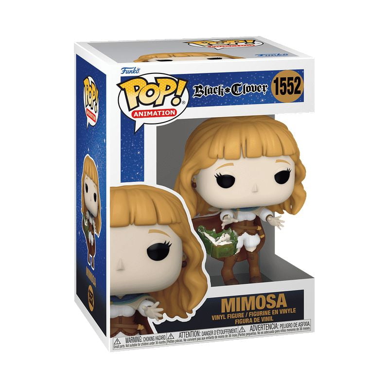Funko Pop! Animation: Black Clover - Mimosa avec Grimoire Figurine En Vinyle