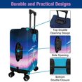 thumbnail image 3 of Luggage Cover Protector Travel Suitcase Covers Protective Skin for Carry On Baggage Fit 18-20 Inch Luggage, 3 of 5