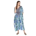 thumbnail image 2 of Oussum Caftan pour Femmes Robe Été Ample Décontractée Grande Taille Robe de Soirée Imprimée Caftan Long pour Dames Robes Élégantes en Ligne, 2 of 4